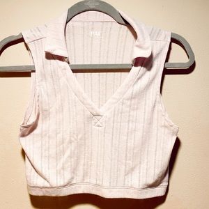 Trendy Light Lavender CropTop, Size Small, Pacsun